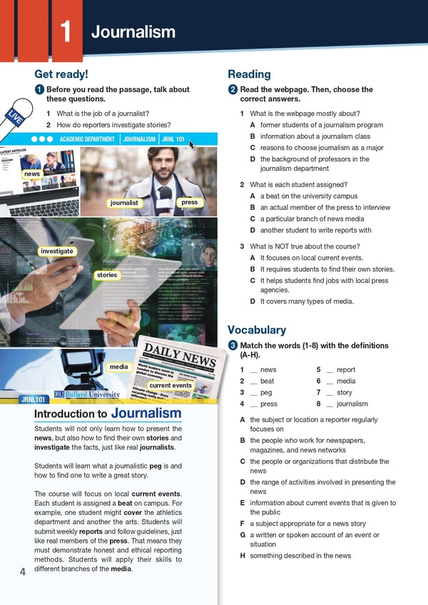 Career Paths. Journalism. Student's Book (with Digibooks App) / Career Paths. Journalism. Student's Book (with Digibooks App) Чарльз Мур, Дженни Дули 9781471576393-3