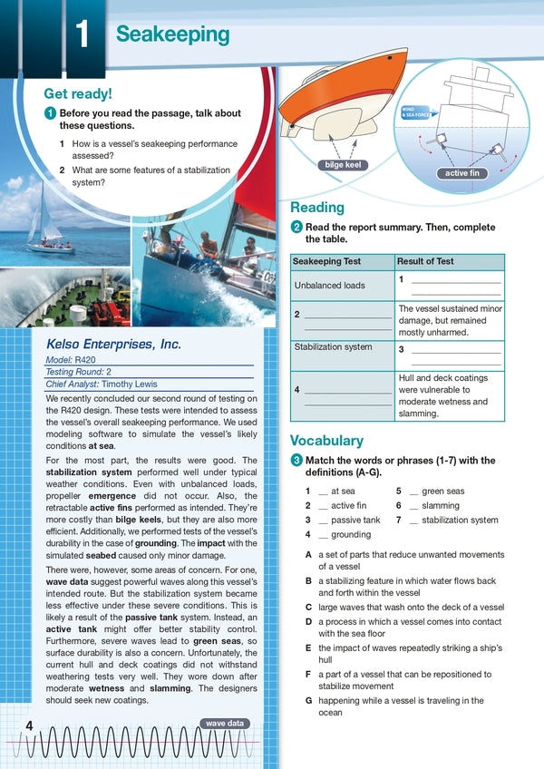 Career Paths. Marine Engineering. Student's Book (with Digibooks App) / Career Paths. Marine Engineering. Student's Book (with Digibooks App) Джон Макки, Дженни Дули 9781471568305-5