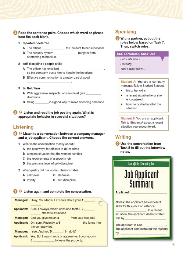 Career Paths. Security Personnel. Student's Book (with Digibooks Application) / Career Paths. Security Personnel. Student's Book (with Digibooks Application) Вирджиния Эванс, Дженни Дули, Николас Панагулакос 9781471533365-4