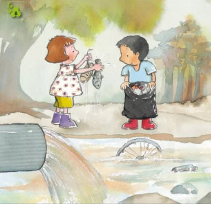 Caring for the planet. Water. Slap! / Турбота про планету. Вода. Хлюп! Эмпар Хименес, Нурия Хименес 9786170977854-4