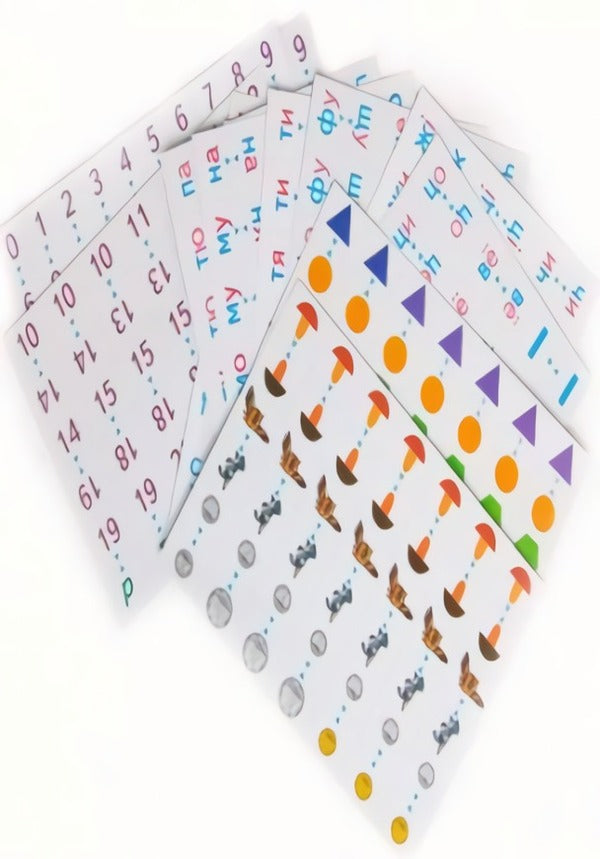 Cash register of letters and syllables, numbers and counting material / Каса букв і складів, цифр та лічильного матеріалу  4823076108373-3