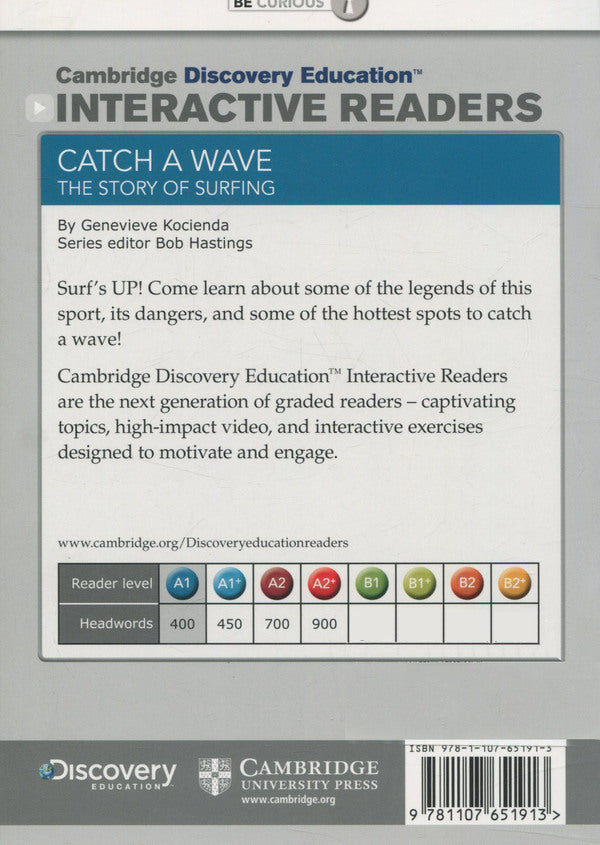 Catch A Wave. The Story Of Surfing. Book With Online Access Genevieve Kochenda / Женевьева Коченда 9781107651913-2