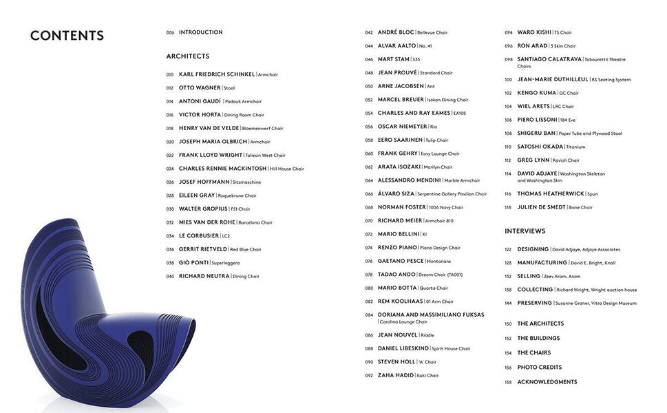 Chairs by Architects / Chairs by Architects Агата Тороманов 9780500292501-3