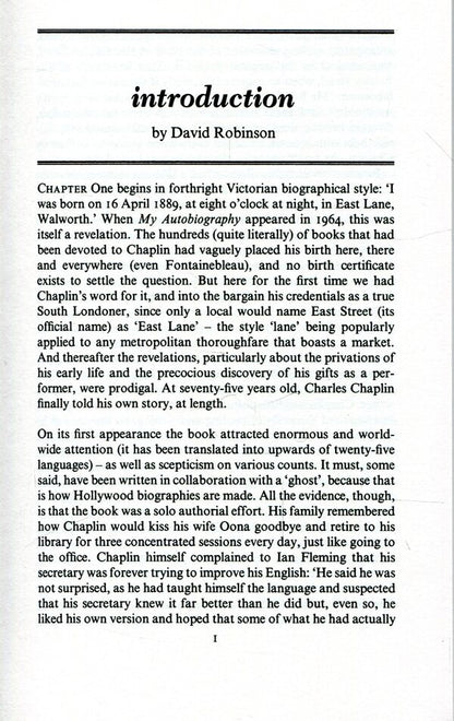 Charles Chaplin. My Autobiography / Charles Chaplin. My Autobiography Чарли Чаплин 9780141011479-6