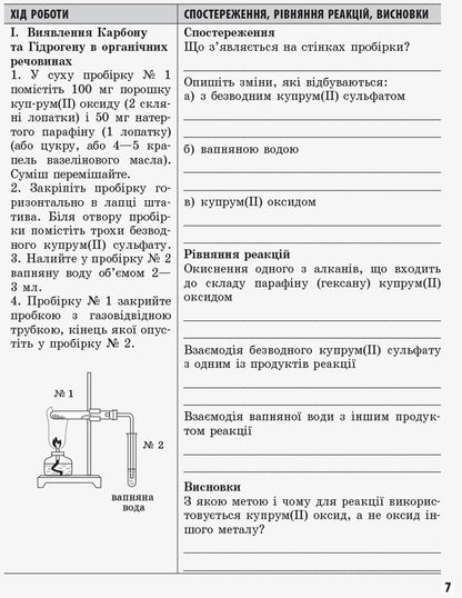 Chemistry. 11th grade. Notebook for laboratory experiments and practical works. Academic level / Хімія. 11 клас. Зошит для лабораторних дослідів і практичних робіт. Академічний рівень Елена Билык, Ирина Черевань 978-617-540-113-2-6