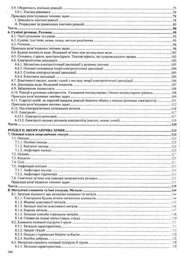 Chemistry. Comprehensive publication for preparation for the 2024 ZNO / Хімія. Комплексне видання для підготовки до ЗНО 2024 Ольга Березан 9789660735033-3