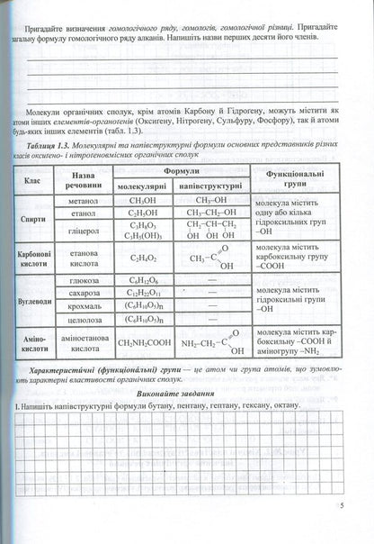 Chemistry. Workbook. Grade 10 (+ Notebook For Laboratory Work) / Хімія. Робочий зошит-посібник. 10 клас (+ зошит для лабораторних робіт) Olga Berezan / Ольга Березан 9789660733626-4