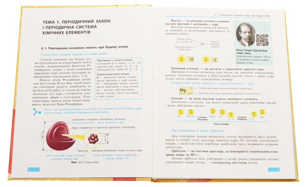 Chemistry (standard level) textbook for the 11th grade of institutions of general secondary education / Хімія (рівень стандарту) підручник для 11 класу закладів загальної середньої освіти Алексей Григорович 978-617-09-5191-5-4