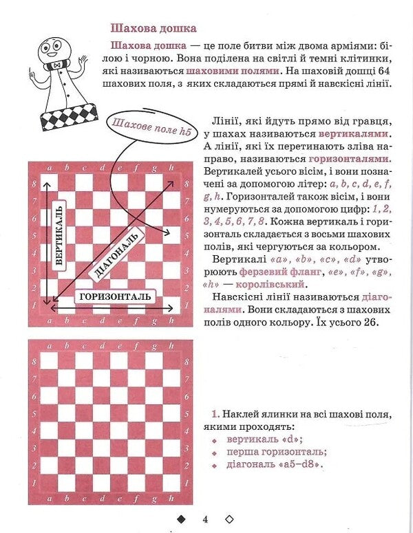 Chess For Children. And Level / Шахи для дітей. І рівень Inna Romanova / Інна Романова 9786178318123-4