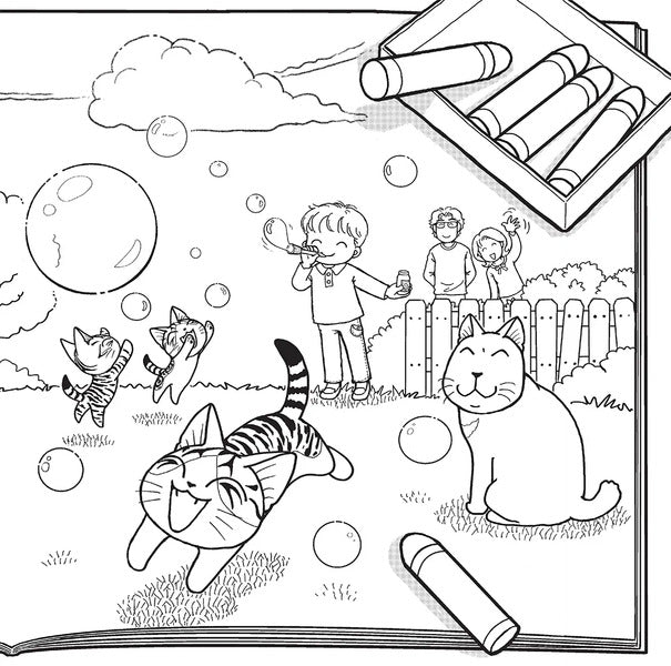 Chi The Life Of One Cat Coloring Book - Ч Життя одн киц Розмальовка Konami Kanata - Конам Каната 9786178636999-3
