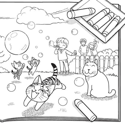 Chi The Life Of One Cat Coloring Book - Ч Життя одн киц Розмальовка Konami Kanata - Конам Каната 9786178636999-3
