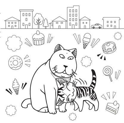 Chi The Life Of One Cat Coloring Book - Ч Життя одн киц Розмальовка Konami Kanata - Конам Каната 9786178636999-5