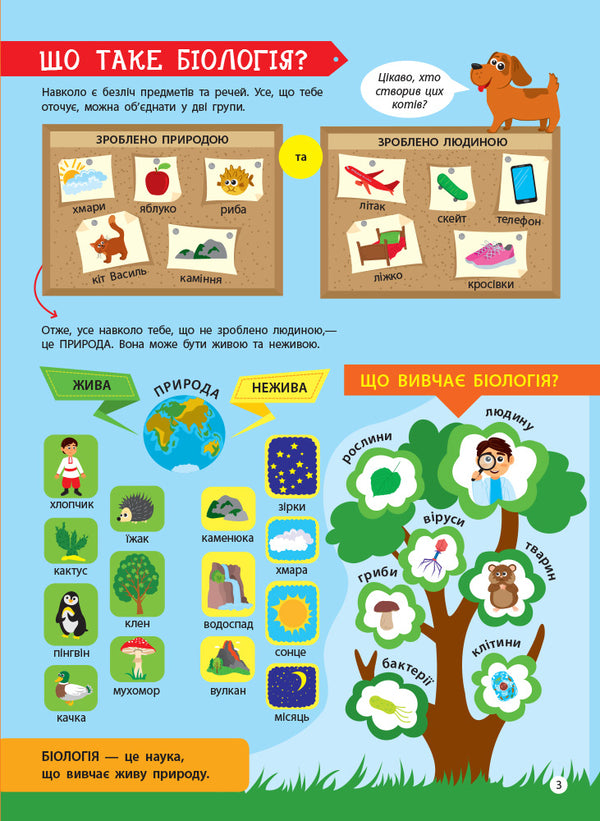 Children about science.Biology / Дітям про науку. Біологія Алена Пуляева 978-617-09-5212-7-5