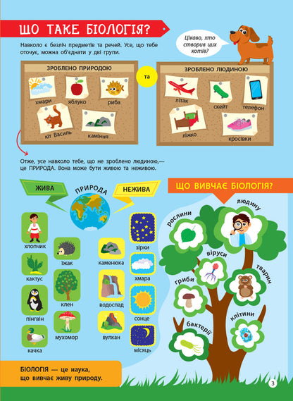 Children about science.Biology / Дітям про науку. Біологія Алена Пуляева 978-617-09-5212-7-5