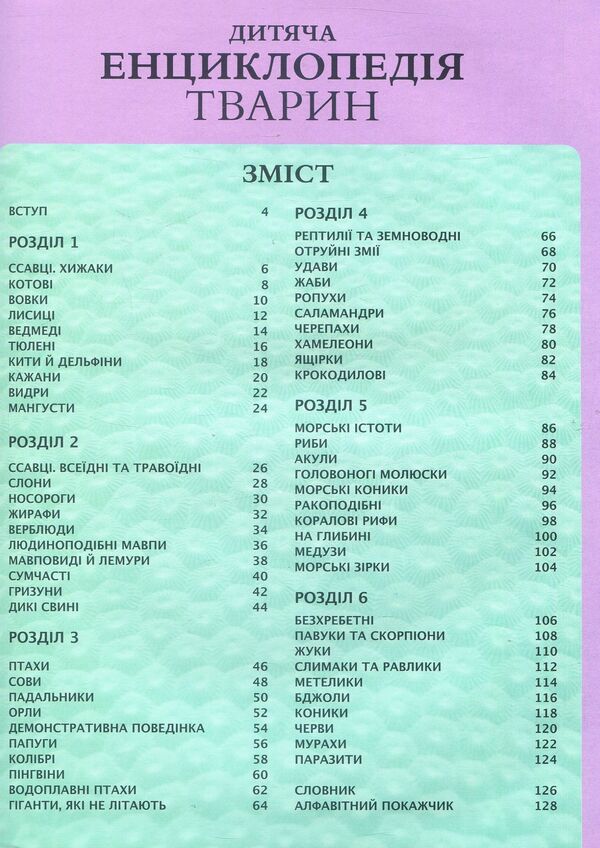 Children's encyclopedia of animals / Дитяча енциклопедія тварин Майкл Лич, Мериел Лленд 978-966-942-575-1-3