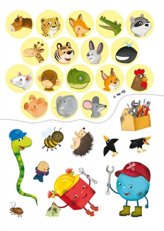 Chomochki school. Logic. 74 stickers / Школа чомучки. Логіка. 74 наліпок  9789669890870-2