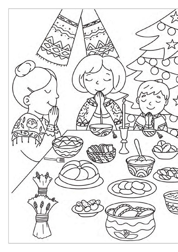 Christmas. Coloring With Stickers / Різдво. Розмальовка з наліпками / Author not specified 9789661086820-3