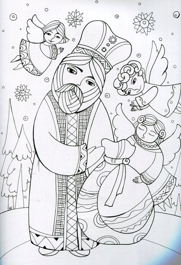 Christmas In The Heart. Family Ethno -Mallowing (+ Greeting Postcards) / З Різдвом у серці. Родинна етнорозмальовка (+ вітальні листівки) Natalia Kuri-Maksim / Наталія Курі-Макімив 9789660735569-3