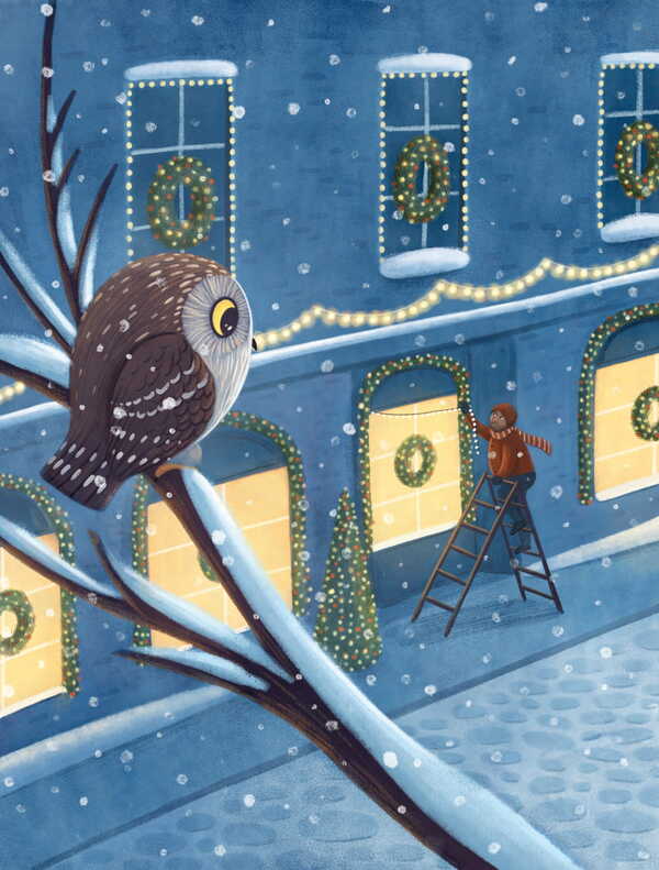 Christmas Owl / Різдвяна сова Ellen Kalish, Gideon Stehrer / Еллен Каліш і Гідеон Стерер 9789661091978-4