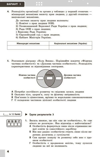 Civic Education 9Th Grade Current And Final Assessment By Groups Of Results NUSH - Громадянська освта 9 клас Поточне та пдсумкове оцнювання за групами результатв НУШ Anastasia Porosiuk - Анастася Поросюк 9786178933357-5