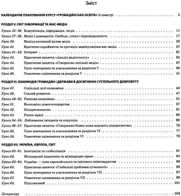 Civil education. Integrated course. Grade 10. II semester / Громадянська освіта. Інтегрований курс. 10 клас. II семестр О. Мокрогуз 9786170033994-3