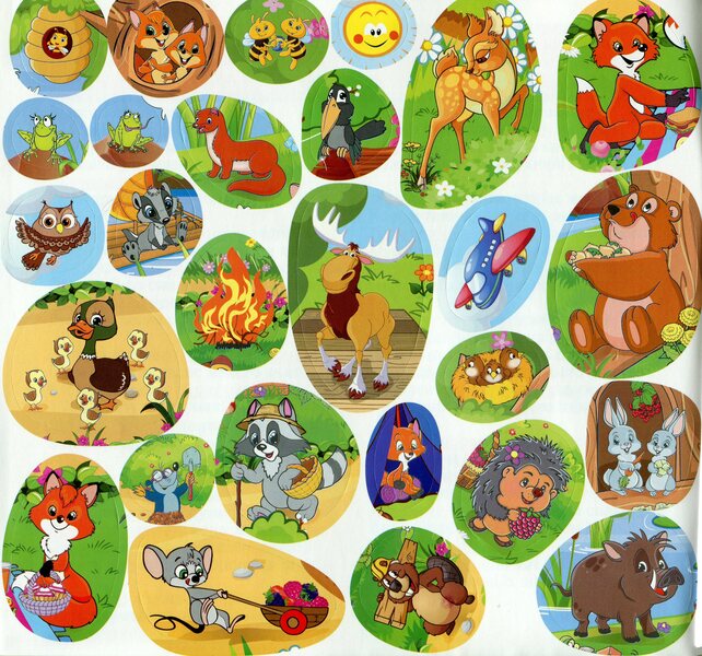 Clever Toys With Stickers Forest Clearing - Розумн забавки з налпками Лсова галявина - Author not specified 9786175367490-4