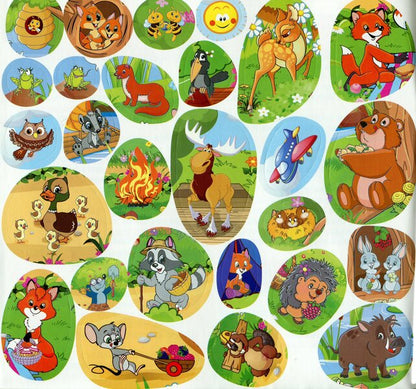 Clever Toys With Stickers Forest Clearing - Розумн забавки з налпками Лсова галявина - Author not specified 9786175367490-4