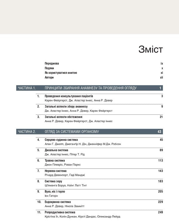Clinical examination according to McLeod / Клінічний огляд за Маклаудом  9786175059623-6
