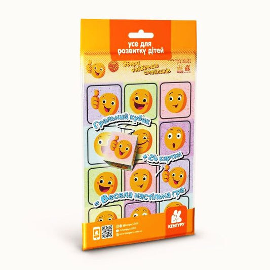 Collect the most emoticons. Game on the road / Збери найбільше смайликів. Гра в дорогу  9789667500986-1