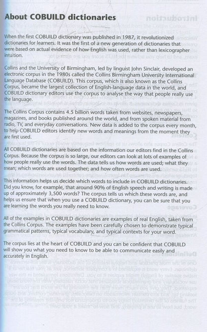Collins Cobuild IELTS Dictionary / Collins Cobuild IELTS Dictionary  978-0-00-810083-4-4