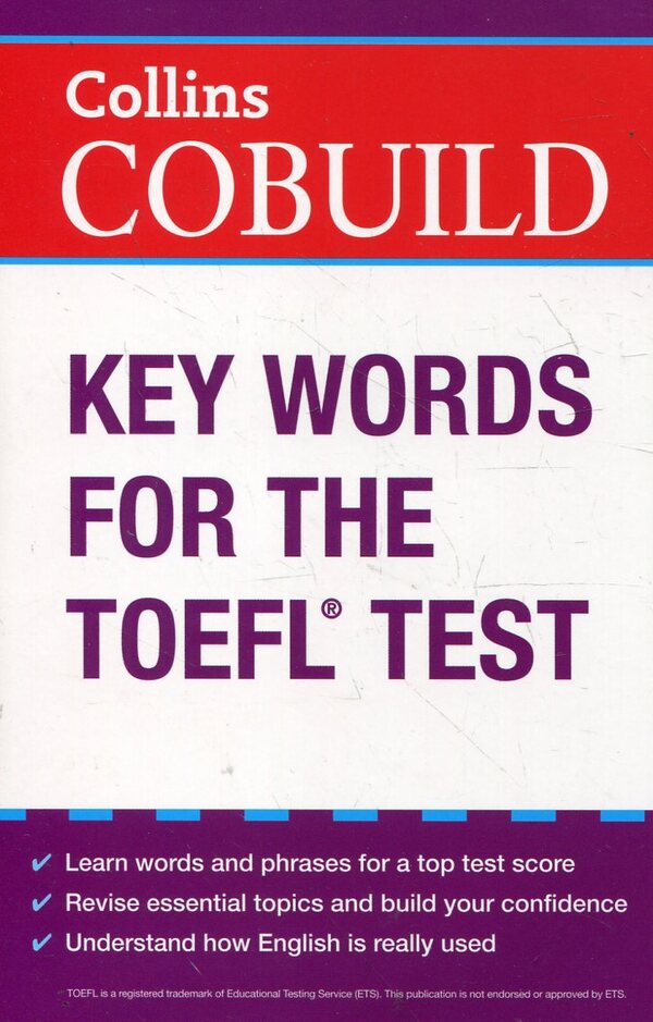 Collins Cobuild Key Words For The TOEFL Test - Author not specified 9780007453467-1