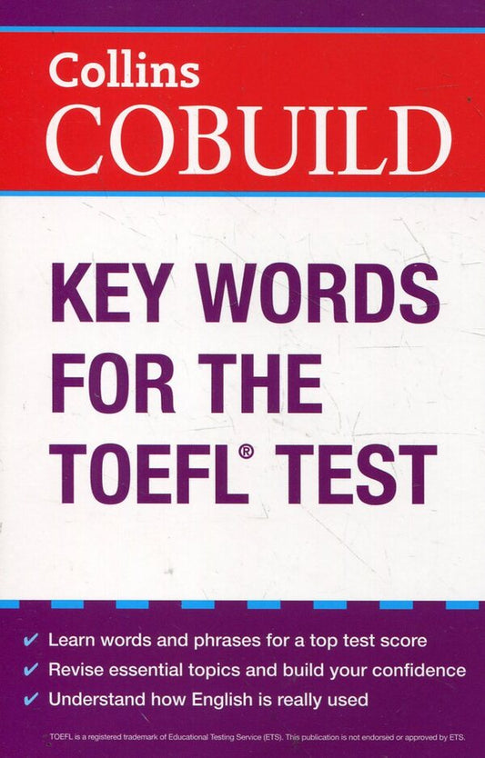 Collins Cobuild Key Words For The TOEFL Test - Author not specified 9780007453467-1