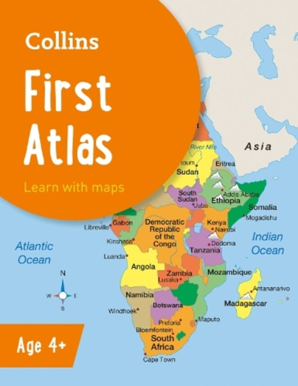 Collins First Atlas: Ideal For Learning At School And At Home Collins Maps - Collins Maps 9780008716493-1