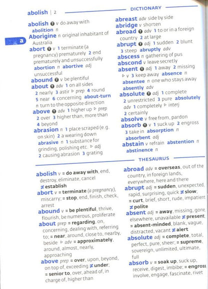 Collins Gem. English Dictionary and Thesaurus / Collins Gem. English Dictionary and Thesaurus  978-0-00-814171-4-6