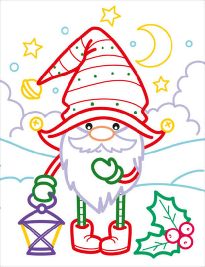 Color Painting. Santa And Friends / Кольорові зафарбовки. Санта і друзі Julia Hrytsenko / Юлія Гриценко 9789667510602-4