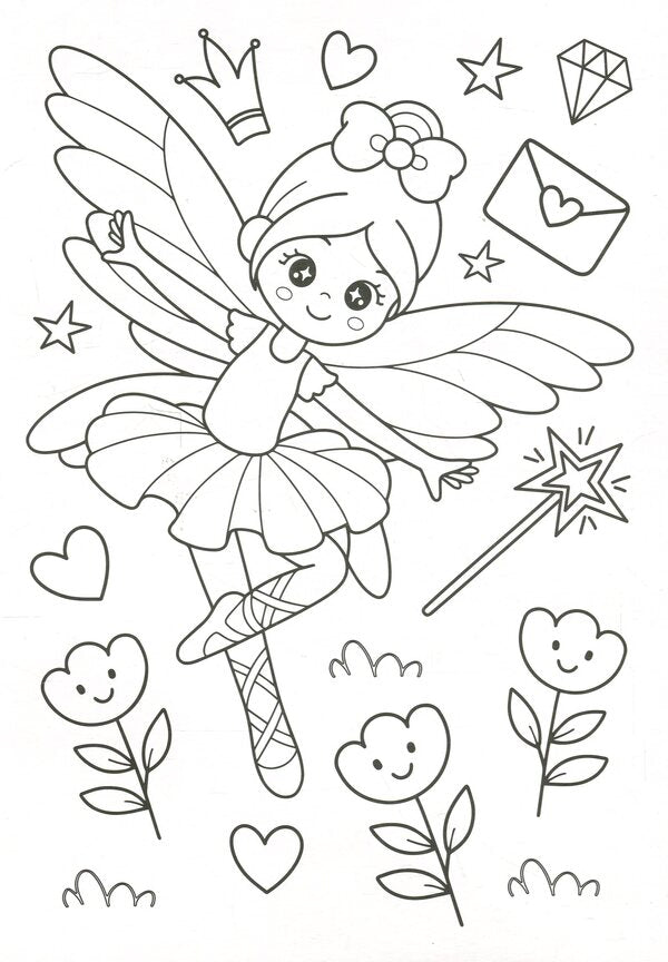 Color engraving and coloring #1 (for girls) / Кольорова гравюра та розмальовка №1 (для дівчат)  4823076488994-3