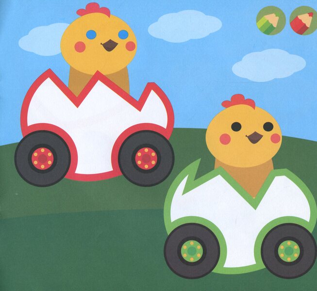 Coloring For Kids. Chicken / Розфарбовка для малят. Курча / Author not specified 9789664403570-4