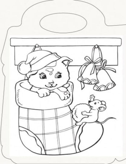 Coloring Pages In A Purse. New Year / Розмальовки у сумочці. Новий рік Yulia Kasparova / Юлія Каспарова 9789667503277-6
