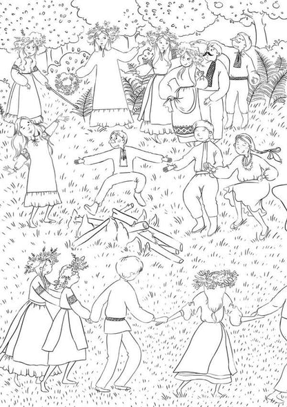 Coloring book 'Ukraine' / Книжка-розмальовка 'Україна'  9786177940875-6