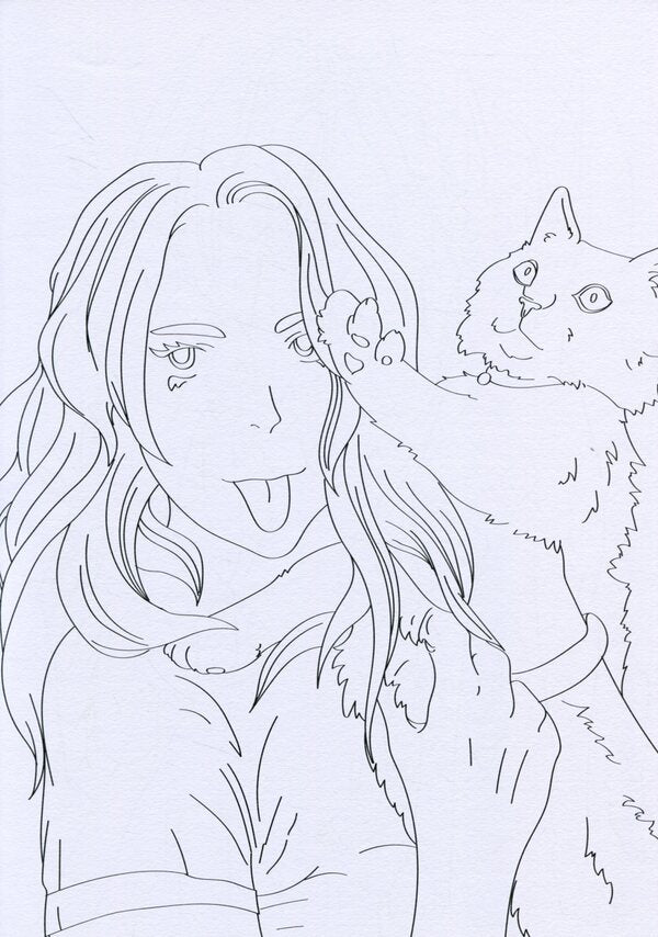 Coloring book for girls. Fluffy pets / Розмальовка для дівчат. Пухнасті улюбленці  978-966-982-677-0-5