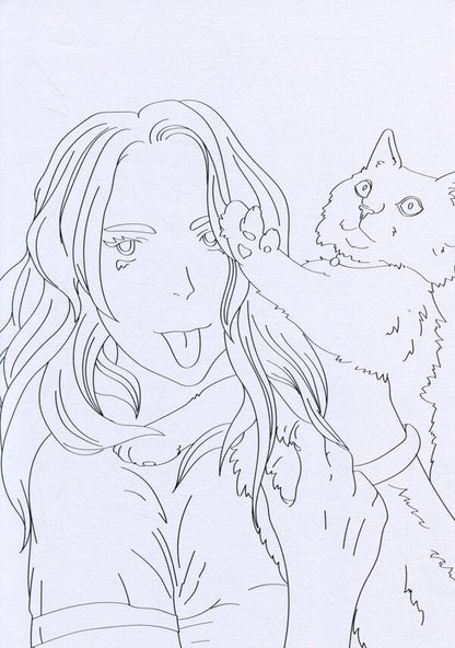 Coloring book for girls. Fluffy pets / Розмальовка для дівчат. Пухнасті улюбленці  978-966-982-677-0-5