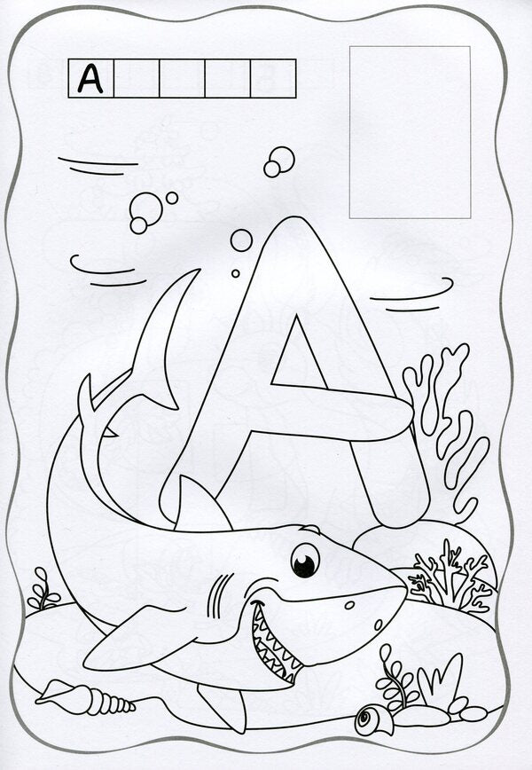 Coloring pages ZOO Alphabet (+ stickers) / Розмальовки. ZOO Абетка (+ наліпки)  -2