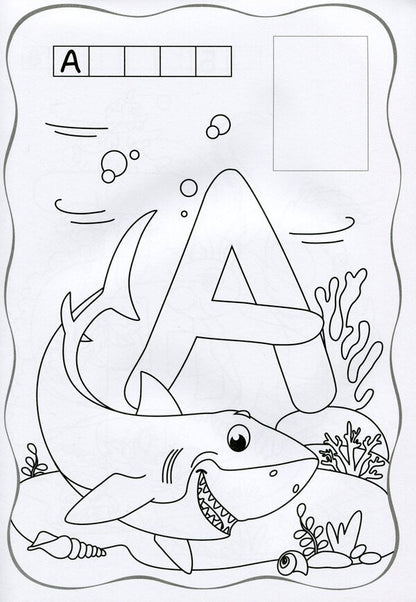 Coloring pages ZOO Alphabet (+ stickers) / Розмальовки. ZOO Абетка (+ наліпки)  -2