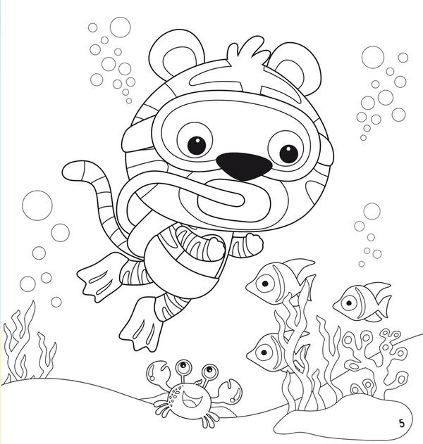 Coloring pages, applications, tasks. Sea walk. 40 stickers / Розмальовки, аплікації, завдання. Морська прогулянка. 40 наліпок  978-966-987-770-3-3