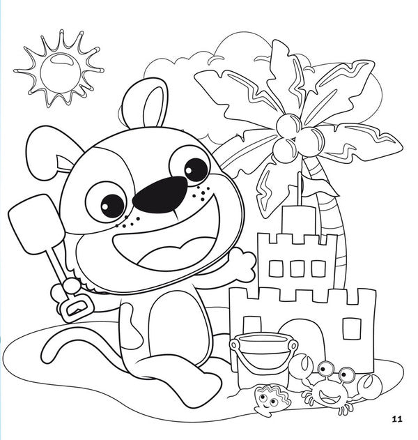 Coloring pages, applications, tasks. Sea walk. 40 stickers / Розмальовки, аплікації, завдання. Морська прогулянка. 40 наліпок  978-966-987-770-3-5