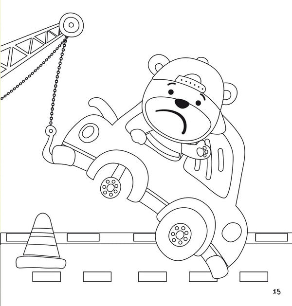 Coloring pages, applications, tasks. Transport in a big city. 40 stickers / Розмальовки, аплікації, завдання. Транспорт у великому місті. 40 наліпок  978-966-987-764-2-5