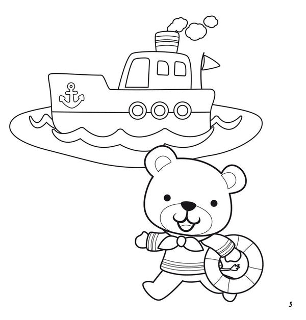 Coloring pages, applications, tasks. ships 40 stickers / Розмальовки, аплікації, завдання. Кораблі. 40 наліпок  978-966-987-662-1-3