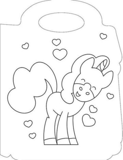 Coloring pages in a purse. unicorns / Розмальовки у сумочці. Єдиноріжки  9789667514754-3