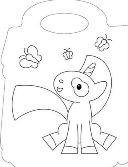 Coloring pages in a purse. unicorns / Розмальовки у сумочці. Єдиноріжки  9789667514754-4