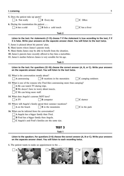 Comprehensive Edition For Preparation For DPA And ZNO Levels B1 And B2 English Exam Brushup ZNO 2022 - Комплексне видання для пдготовки до ДПА та ЗНО Рвн В1 та В2 English Exam Brushup ЗНО 2022 Alla Andriyenko - Алла Андрнко 9789661064422-5
